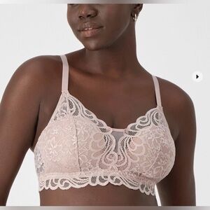 NWT Bali Lace Desire Bra DF6591 Evening Blush Small